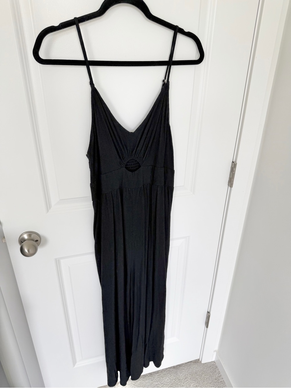 Black Keyhole Jumpsuit